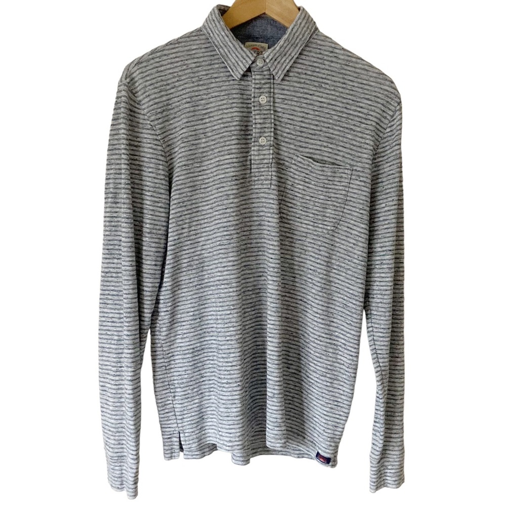 Faherty Long Sleeve Polo Shirt